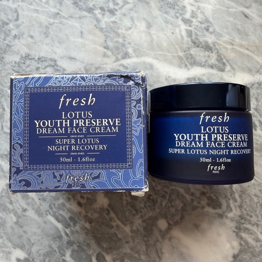 Fresh Lotus Youth Preserve Dream Face Cream Night Recovery Moisturizer